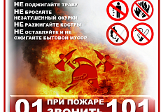 Берегите лес от огня!