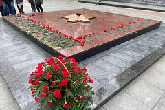 05.05.2023 на Площади мужества в Измайловском парке прошел памятный митинг, посвященный Дню Победы в Великой Отечественной войне 1941-1945гг.